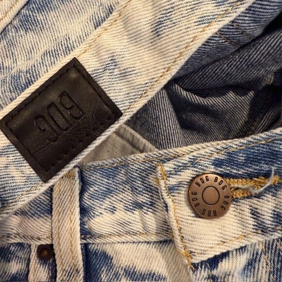 BDG Urban Outfitters Acid Wash Slim Straight Jeans 100% Cotton Size 27 - Picture 8 of 12